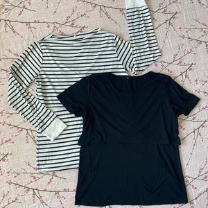 (2) Bundle Nursing / breastfeeding tops